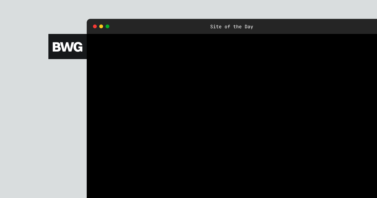 Screenshot or Official Image for bestwebsite.gallery - Best Website Gallery | Web Design Inspiration – by @davidhellmann