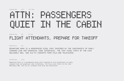 Departure Mono screenshot 4