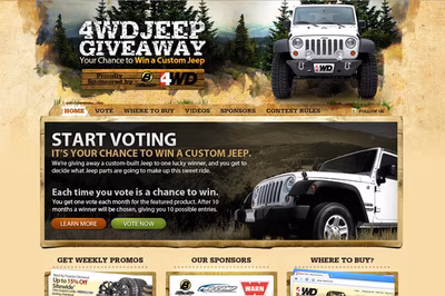 4WD Jeep Giveaway screenshot 1
