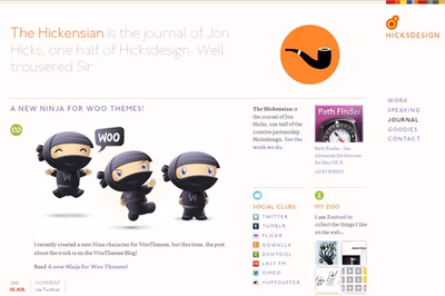 Hicks Design Journal screenshot 1