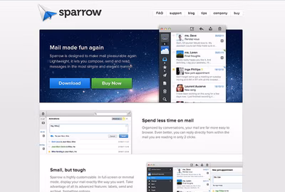 Sparrow Mail App screenshot 1