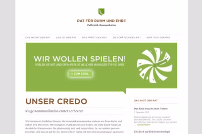 Rat für Ruhm und Ehre screenshot 1