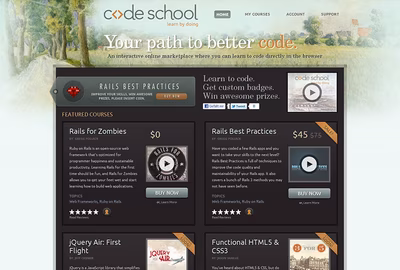 Code School screenshot 1