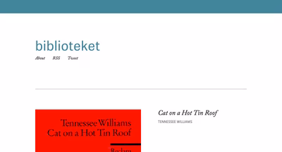 Biblioteket screenshot 1