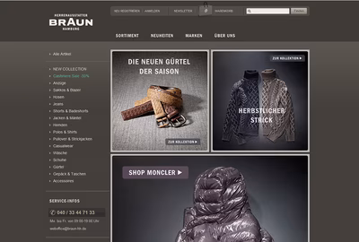 Herrenausstatter Braun screenshot 1