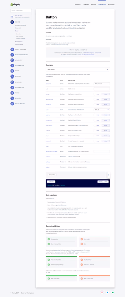 Shopify Polaris screenshot 3