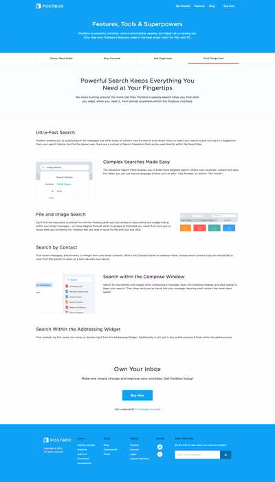 Postbox Inc screenshot 7