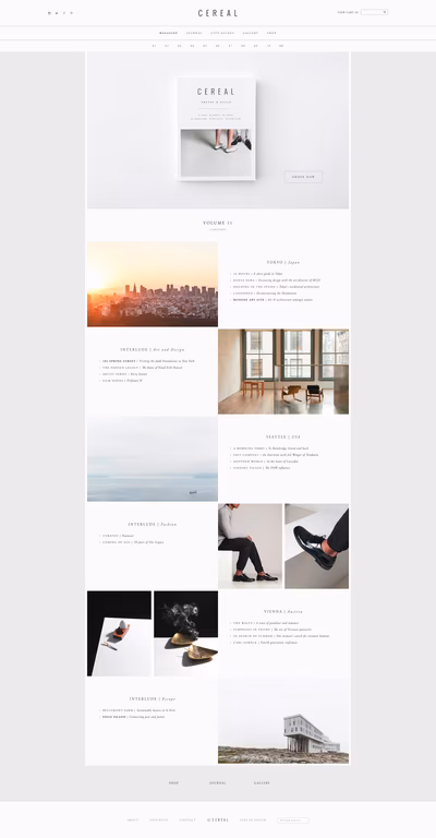 Cereal Magazine screenshot 2
