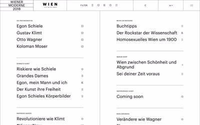Wiener Moderne 2018 screenshot 6