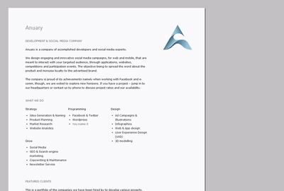 Anuary screenshot 1