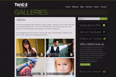 Ten18 Photography screenshot 1