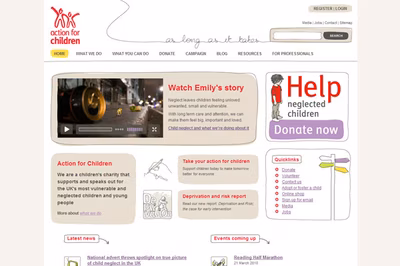 Action for Children screenshot 1