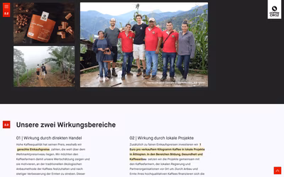 Coffee Circle Impact Report screenshot 4