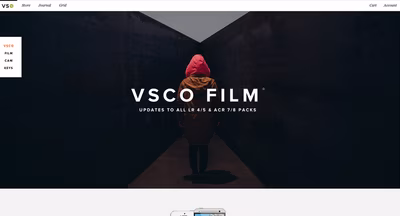 VSCO screenshot 1