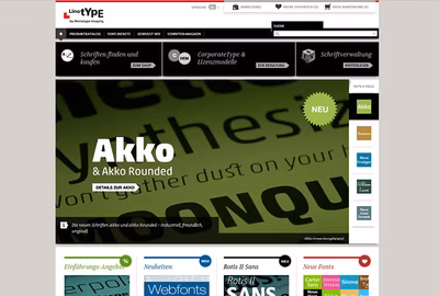 Linotype screenshot 1