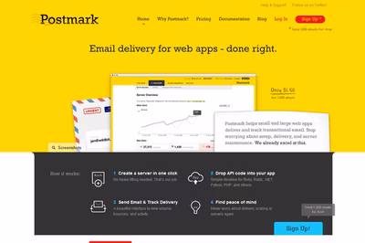 Postmark App screenshot 1