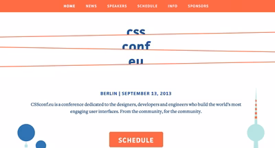 CSS Conf 2013 screenshot 1