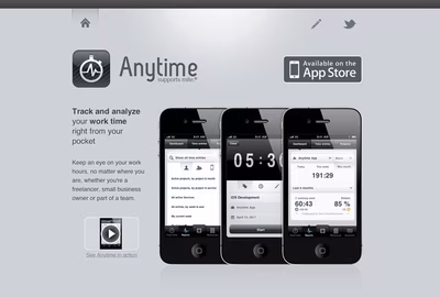 Get Anytime App screenshot 1