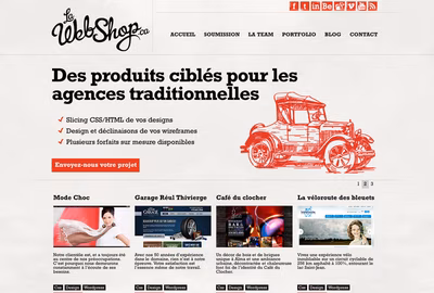 La Web Shop screenshot 1