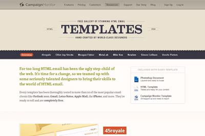 Templates screenshot 1