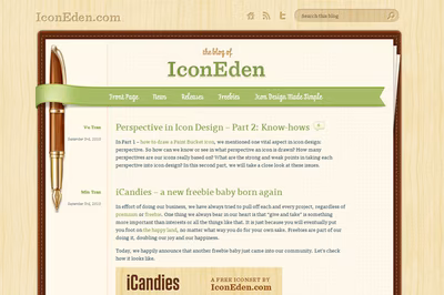 Icon Eden Blog screenshot 1