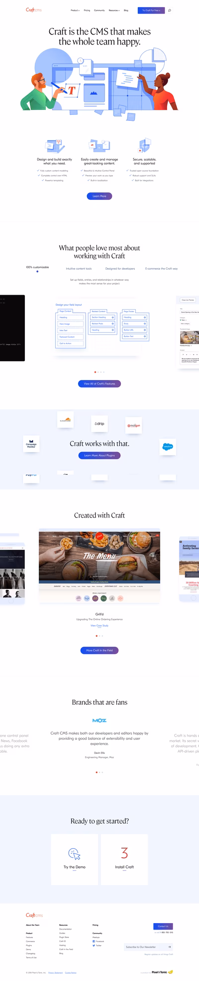Craft CMS screenshot 1