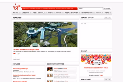 Virgin screenshot 1