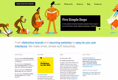 Mark Boulton Design screenshot 1