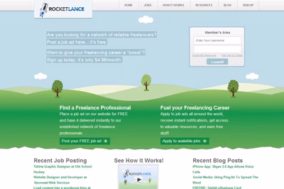 Rocketlance screenshot 1