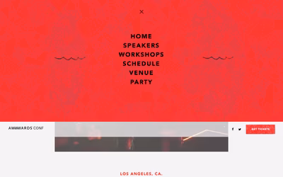 AWWWARDS Conference screenshot 7