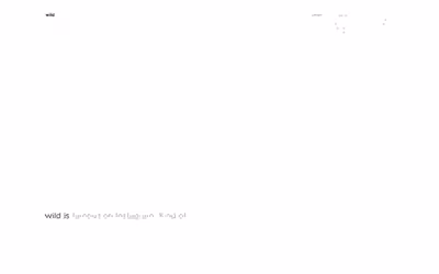 Wild screenshot 1