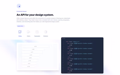 TailwindCSS screenshot 3