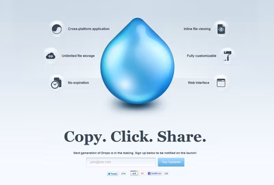 Drops App screenshot 1