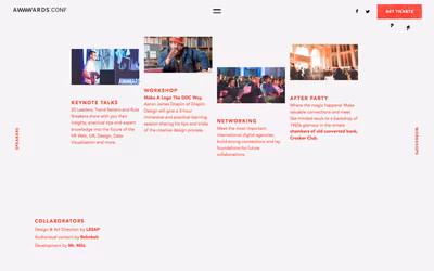 AWWWARDS Conference screenshot 5