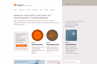 Joyent screenshot 1