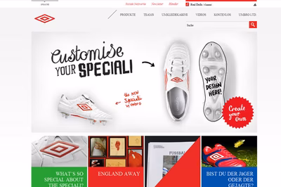 Umbro screenshot 1