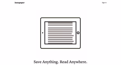 Instapaper screenshot 1