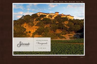 Silverado Vineyards screenshot 1