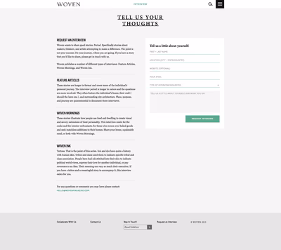 Woven Magazine screenshot 2