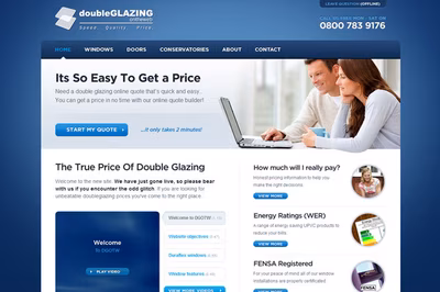 Double Glazing on the web screenshot 1