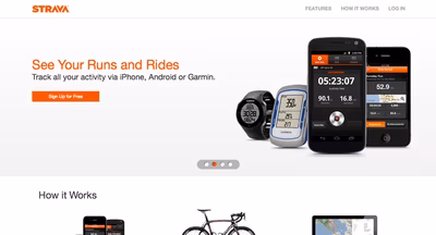 STRAVA screenshot 1