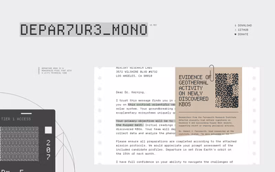 Departure Mono screenshot 1
