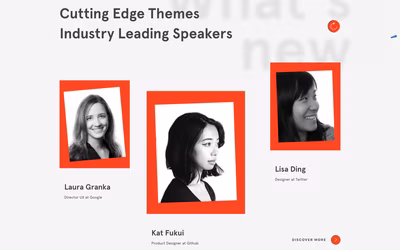 Awwwards Confernce screenshot 3