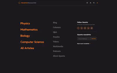 Quanta Magazine screenshot 1