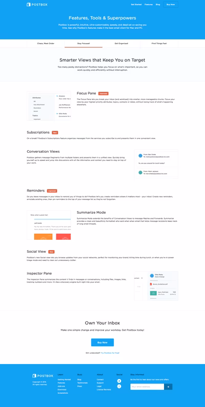 Postbox Inc screenshot 5