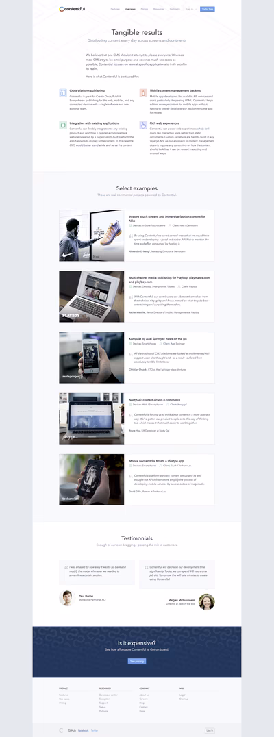 Contentful screenshot 3