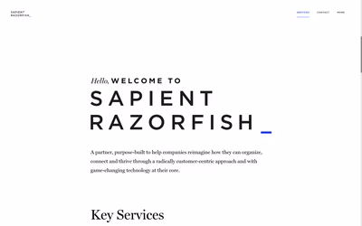 Sapient Razorfish screenshot 2
