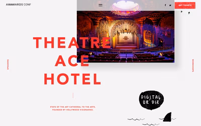 AWWWARDS Conference screenshot 4