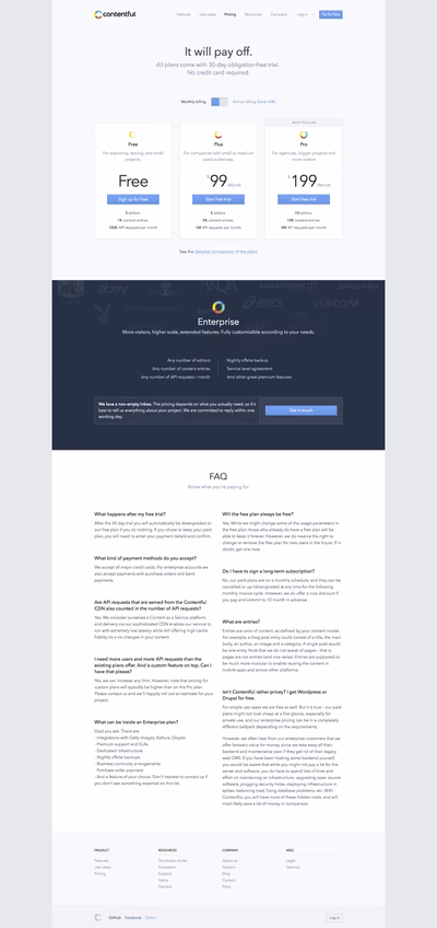 Contentful screenshot 4