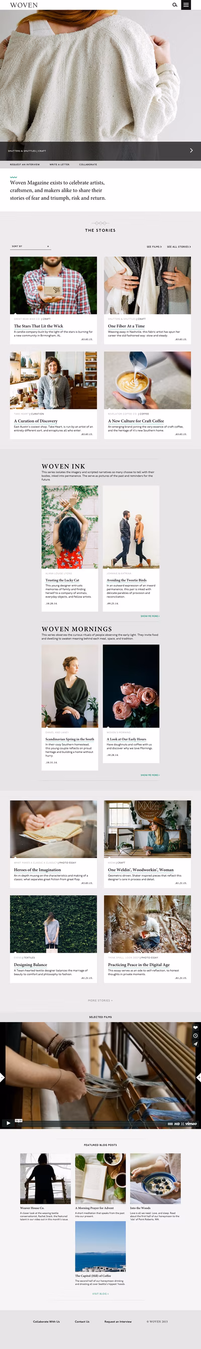 Woven Magazine screenshot 12